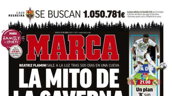 PORTADA | Marca: "Un plan 'B' sin Vinicius ni Kroos"