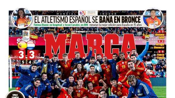 "Estos chicos solo dan alegrías" titula Marca en su portada