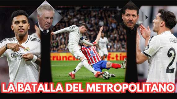 Atlético - Real Madrid: toca batallar en el Metropolitano