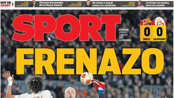 PORTADA | Sport: "Haaland pide un contrato corto al Barça para fichar"