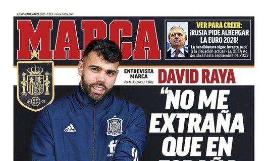 PORTADA | Marca, David Raya: "No me extraña que en España no sepan quién soy"