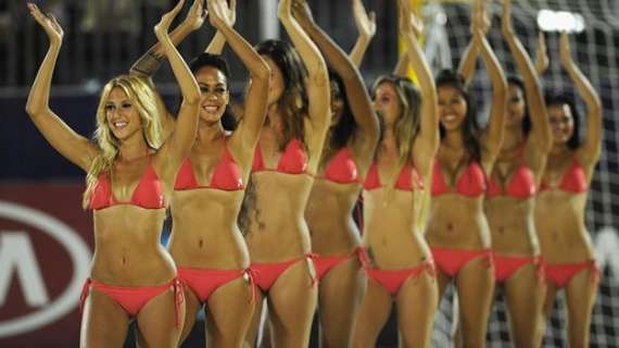 Las espectaculares bailarinas del Mundial de fútbol playa