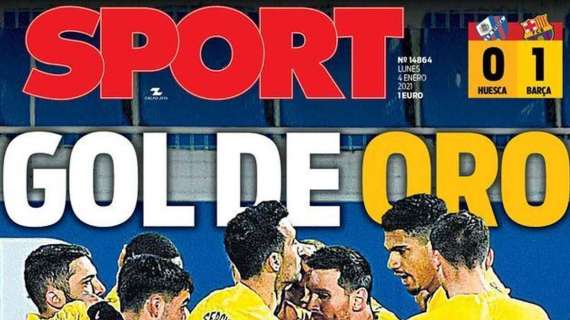 PORTADA - Sport: "Gol de oro"