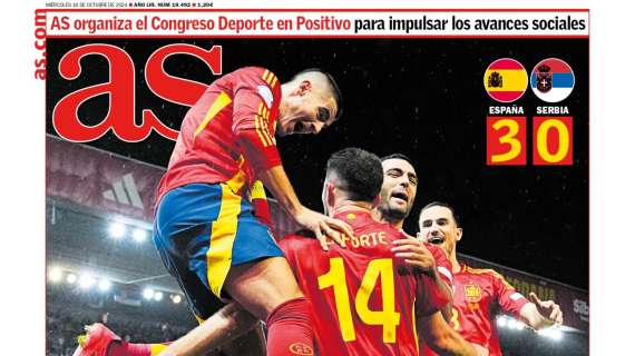 PORTADA | AS: "A cuartos con honores"