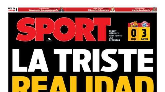 PORTADA | Sport: "Todos pendientes de Vinicius"