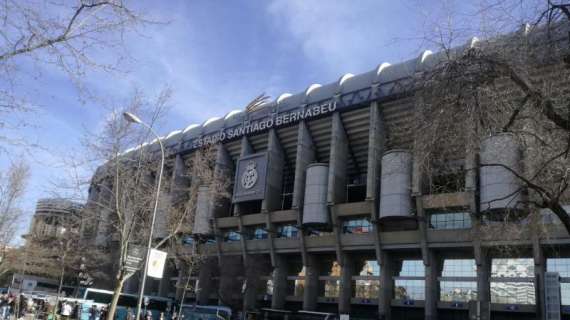 FOTO - ¡Nevada en el Santiago Bernabéu!