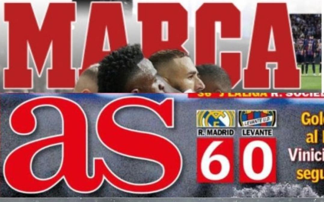 Vinicius y Xabi Alonso, protagonistas de la prensa deportiva