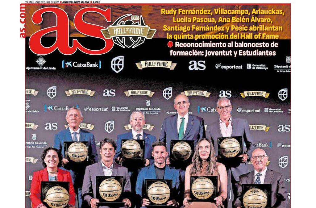AS abre en primera plana con su Hall of Fame