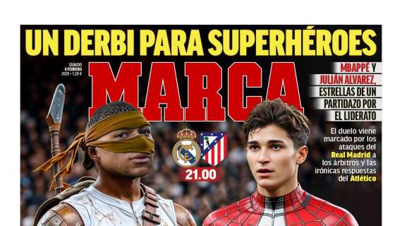 Marca saca en primera plana el "derbi para superhéroes"