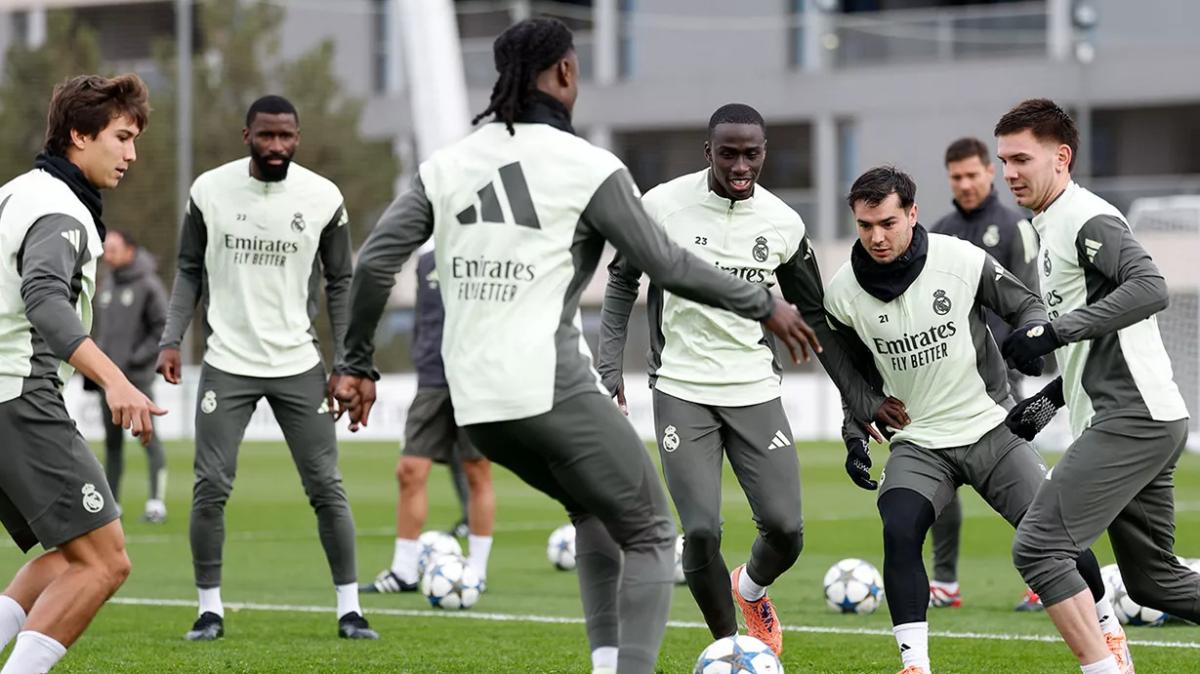 Una sorpresa en el entrenamiento del Real Madrid