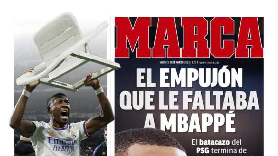 PORTADA | Marca: "El empujón que le faltaba a Mbappé"