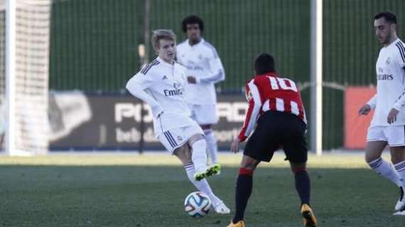 Odegaard debuta en partido oficial con el Castilla