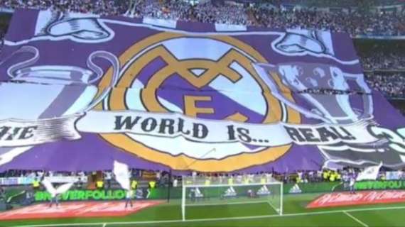 FOTO #ElClásico - Espectacular tifo de la afición para recibir al Madrid