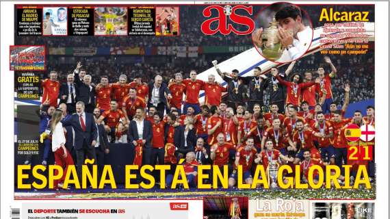 PORTADA | AS: "España está en la gloria"