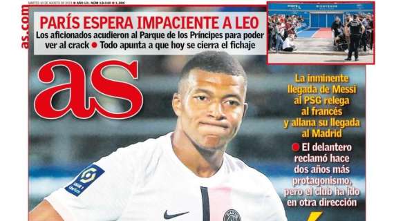 PORTADA | AS: "Mbappé es posible"