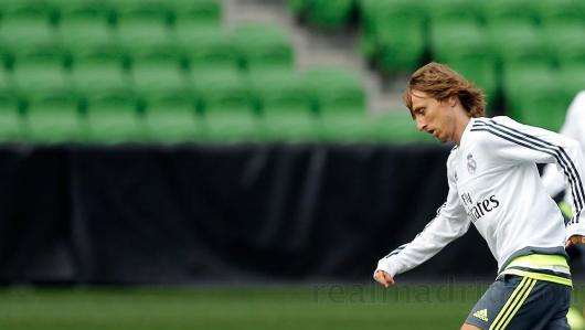 Cristiano y Modric se incorporan a los entrenamientos