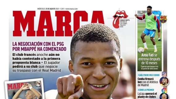 PORTADA | Marca: "¡Ya hay oferta del Madrid! 160 millones"