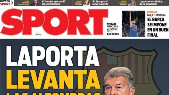 PORTADA | Sport: "Laporta levanta las alfombras"