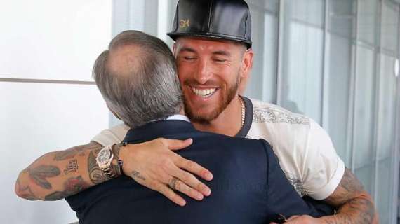 MARCA: Primer acercamiento público de Ramos y Florentino