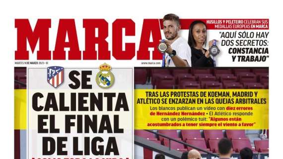 PORTADA - Marca: "Se calienta el final de Liga [como toda la vida]"