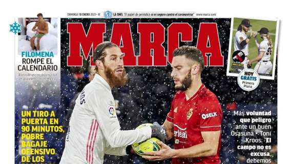 PORTADA - Marca: "El Madrid se enfría"