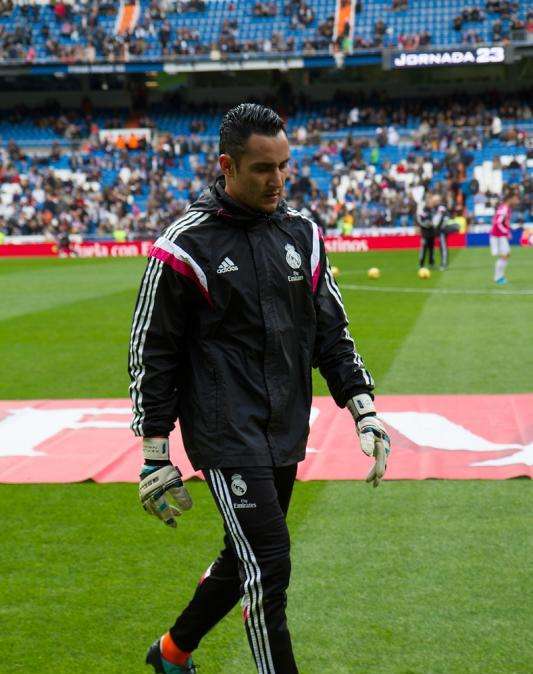 Keylor, seguro ante el Almería