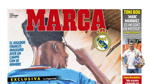 La portada de Marca abre con una entrevista a Tchouaméni