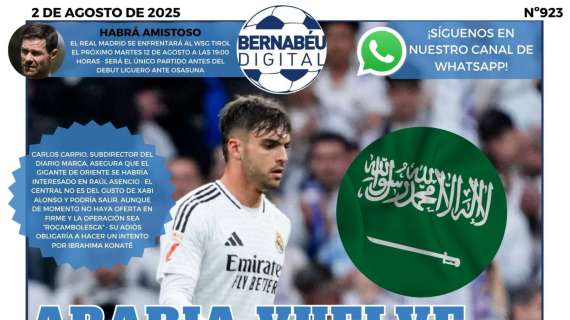 Raúl Asencio y Mourinho, protagonistas en la portada de Bernabéu Digital
