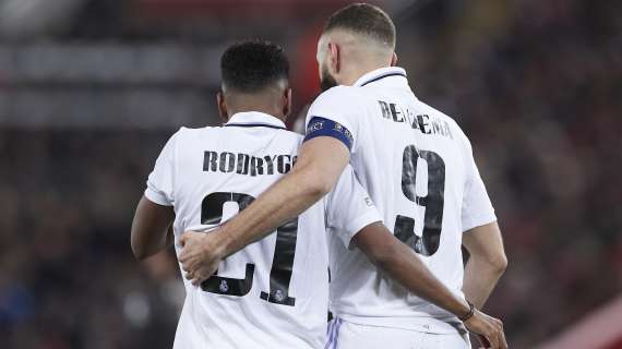 Benzema y Rodrygo, Real Madrid