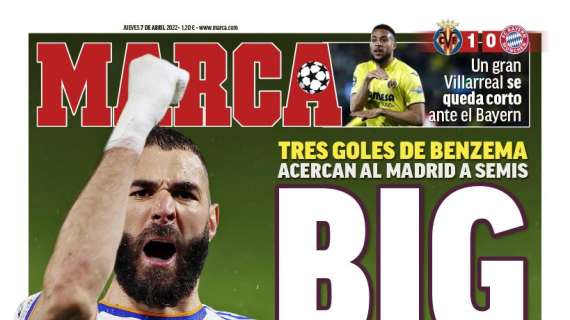 PORTADA | Marca, con Karim: "Big Ben"