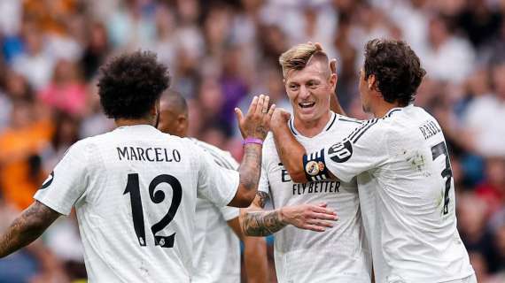 Kroos lidera la fiesta del Real Madrid en el Corazón Classic Match