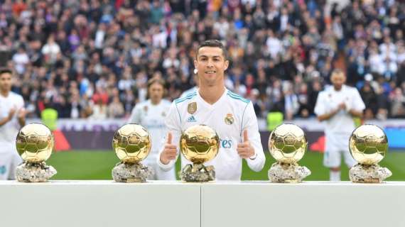 El curioso dato de Cristiano cuando recibe el Balón de Oro: los detalles