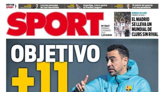 PORTADA | Sport: "El Madrid se lleva un Mundial de Clubes sin rival"