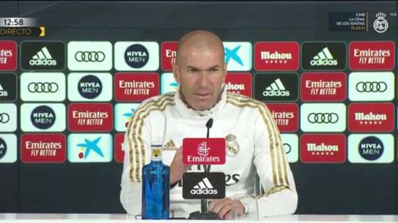 Zidane, en rueda de prensa: "La flor que tengo es la de estar aquí. Hazard..."