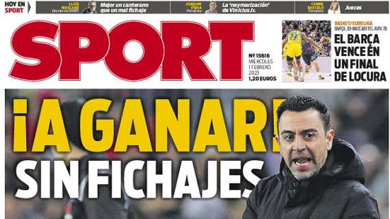 PORTADA  | Sport: "¡A ganar! Sin fichajes"