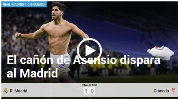 Marca: "El cañón de Asensio dispara al Madrid"