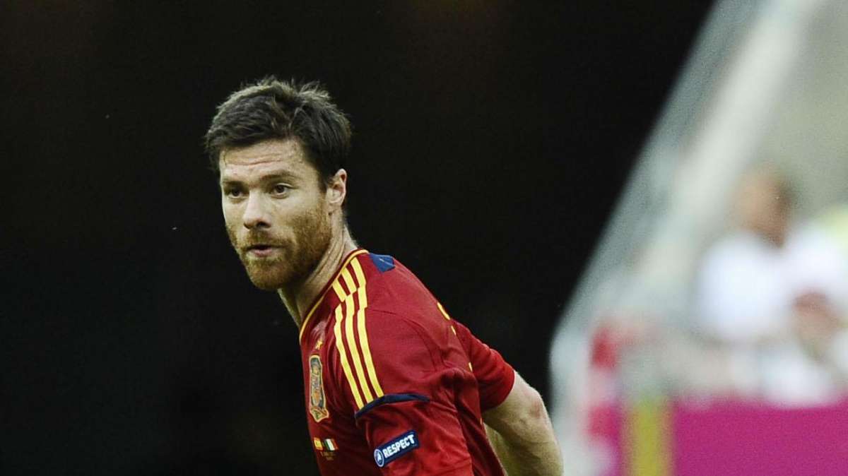 Xabi Alonso trabaja al margen del grupo