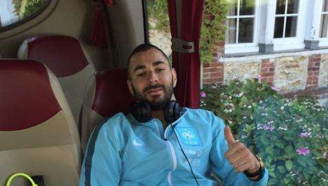 Benzema, listo para viajar a Lisboa
