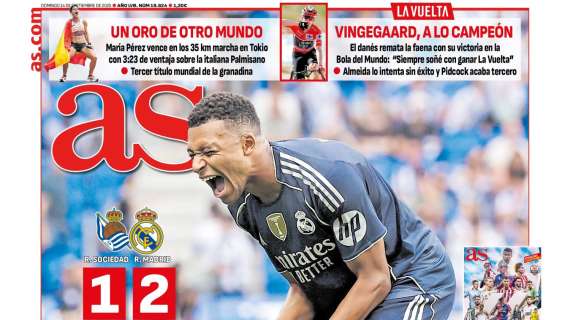 AS tiene claro al protagonista: "A lomos de Mbappé"