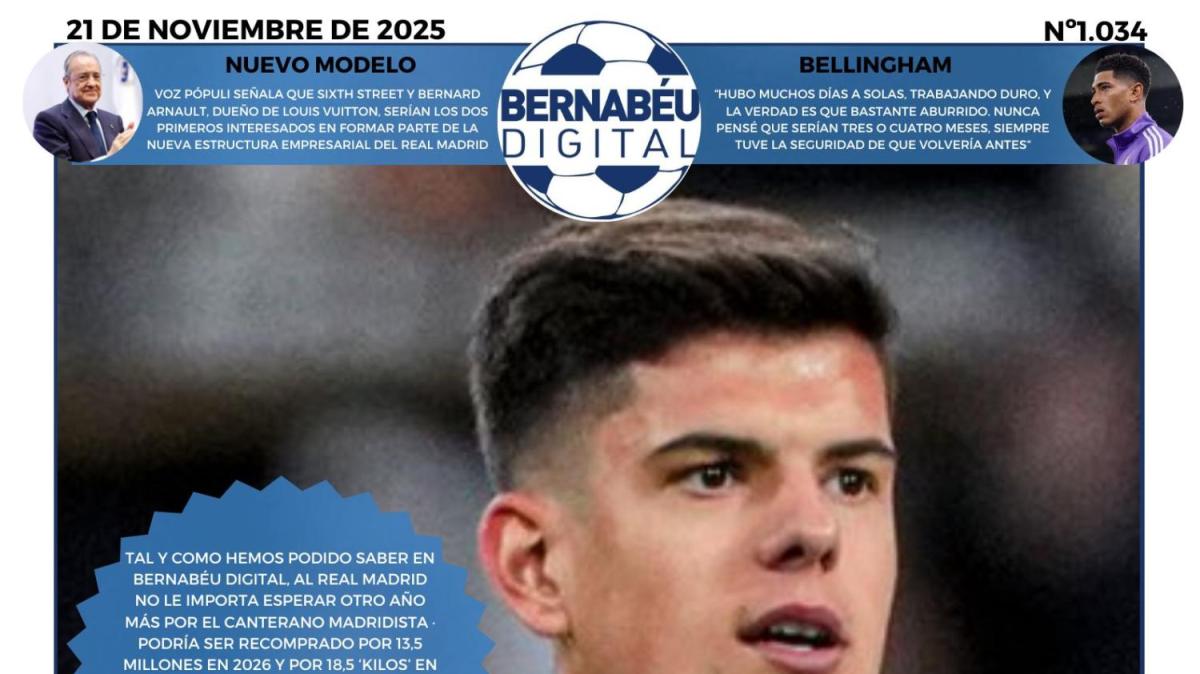 Los planes del Real Madrid con Chema Andrés, en la portada BD