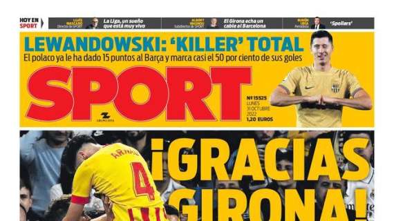 PORTADA | Sport: "¡Gracias Girona!"