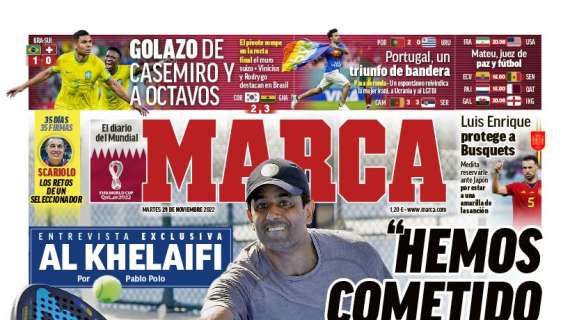 PORTADA | Marca, Al Khelaifi: "Hemos cometido errores, pero somos buena gente"