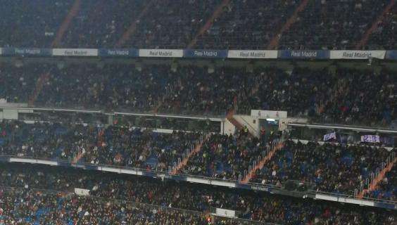 El Bernabéu sigue sin superar los 60.000 espectadores: hoy 53.412 aficionados, la segunda peor entrada en Liga