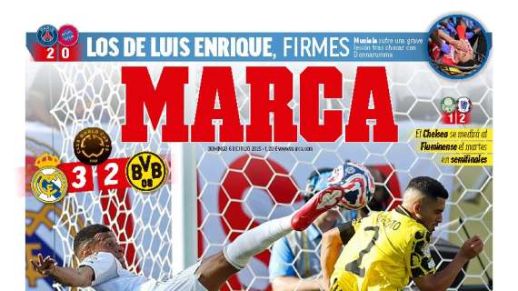 La portada de Marca destaca el pase del Real Madrid a semifinales