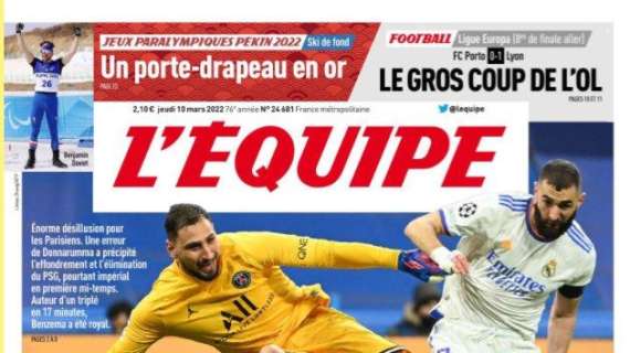 La prensa francesa ensalza a Benzema y carga duramente contra el PSG