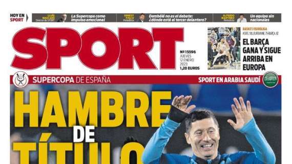 PORTADA | Sport: "Hambre de título"