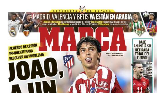 PORTADA | Marca: "Joao, a un paso del Chelsea"