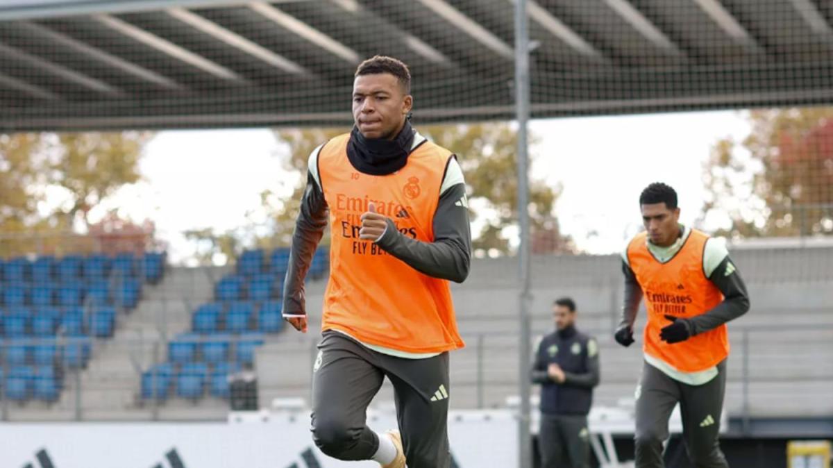 Alarma Mbappé en el Real Madrid: no se ha entrenado 
