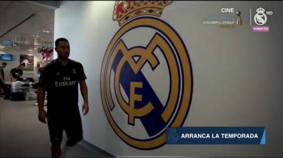 FOTO - Hazard luce la camiseta del Real Madrid en la pretemporada