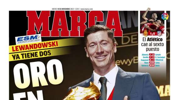 PORTADA | Marca: "El Madrid no se quiere descolgar"